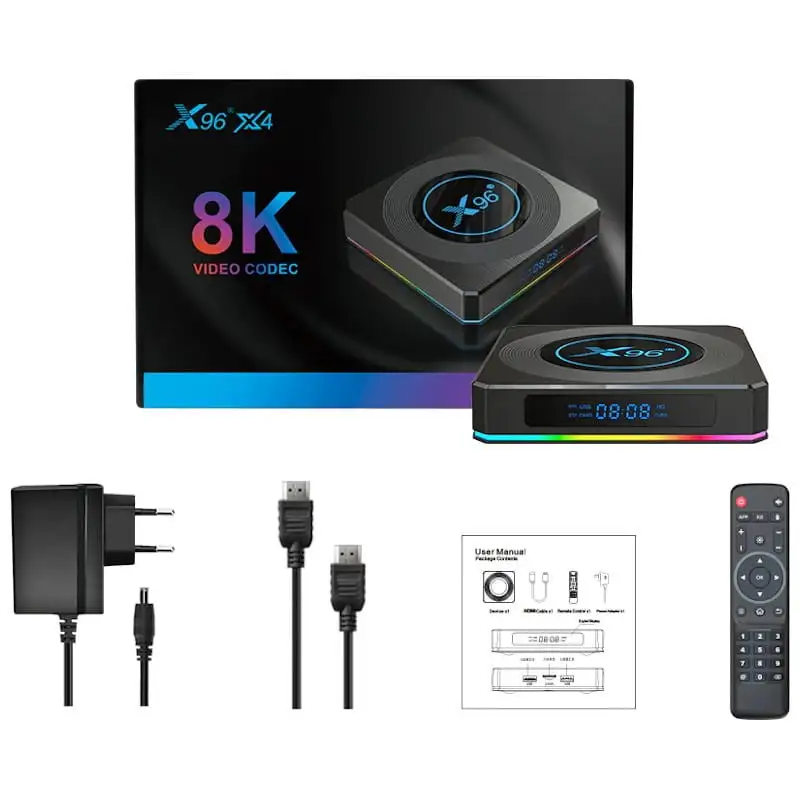X96 X4 S905X4 4GB/32GB Android 11 - Android TV - Image 2