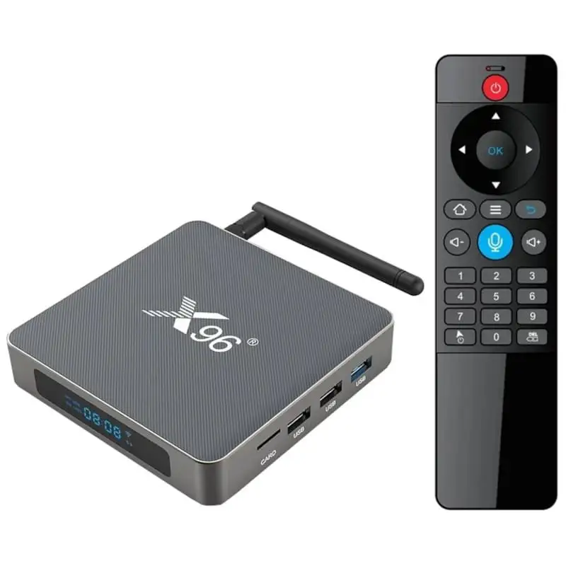 X96 X6 RK3566 8GB/128GB Dual Wifi Bluetooth Controle por Voz Android 11 - Android TV - Image 3