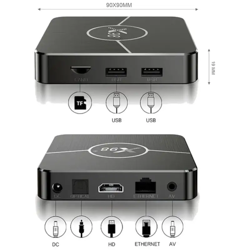 X98 Plus S905W2 4GB/64GB Dual Wifi Bluetooth Android 11 - Android TV - Image 3